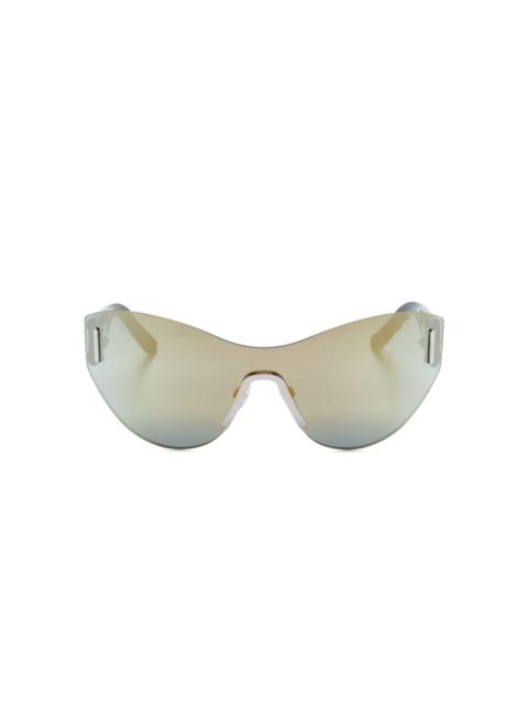 shield-frame sunglasses
