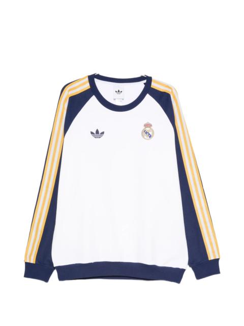 adidas Adidas Real OG Raglan-sleeve Stripe-detail Swetashirt