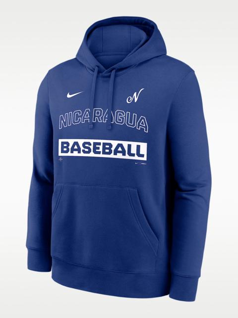 Nike Nicaragua National Baseball Team 2026 World Baseball Classic Club Men's Nike Pullover Hoodie