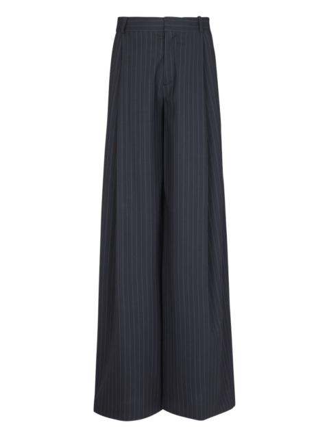 Balmain pinstripe-pattern pleated trousers