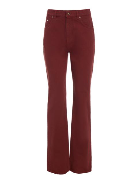 GABRIELA HEARST Rey Straight-leg Jean in Burnt Sienna Recycled Cotton Denim