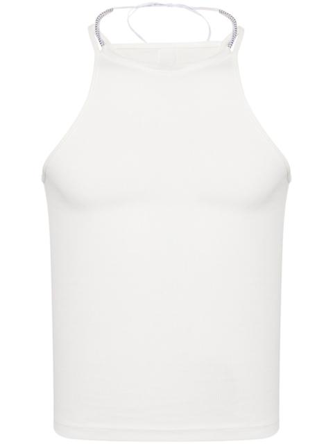 White Barball Organic-Cotton Tank Top