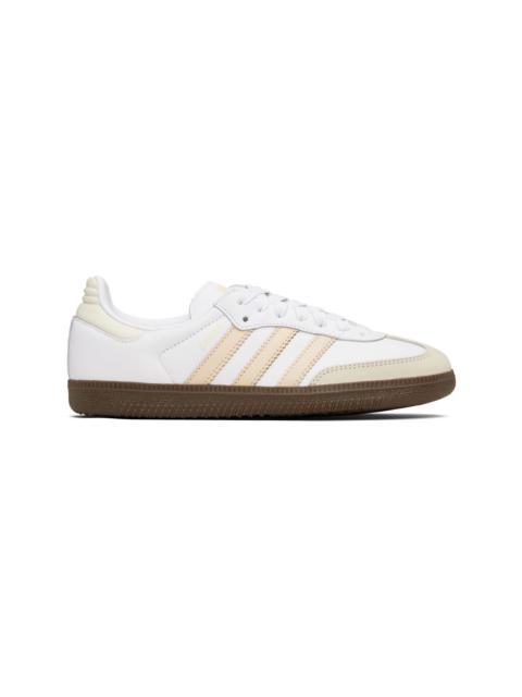 adidas Originals White Samba OG Sneakers