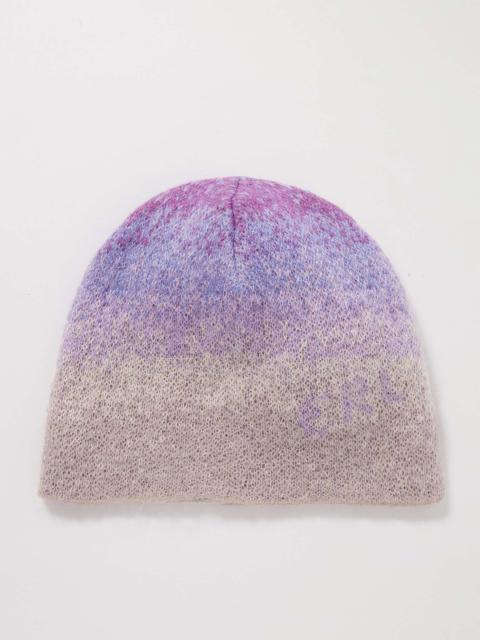 ERL Tie-Dyed Mohair-Blend Beanie
