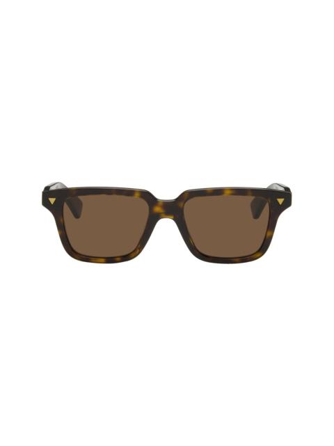Bottega Veneta Brown Square Sunglasses