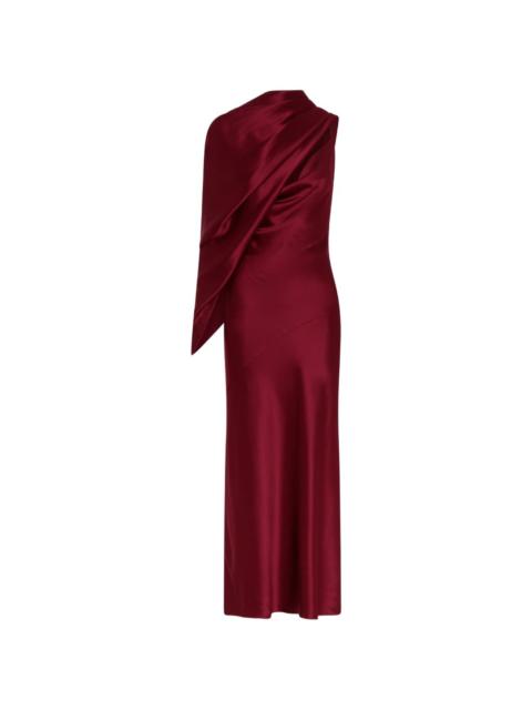 NICHOLAS Nelia cowl-neck maxi dress