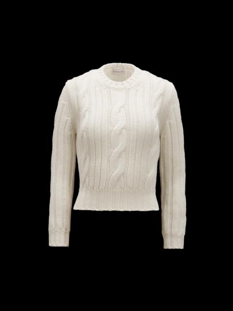 Moncler Cable Knit Wool Sweater