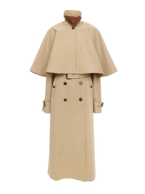 Chloé CLASSIC TRENCH COAT IN COTTON GABARDINE WITH CAPE