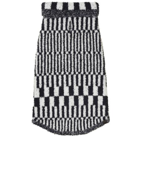 Barefoot Dreams CozyChic Abstract Check Pet Sweater