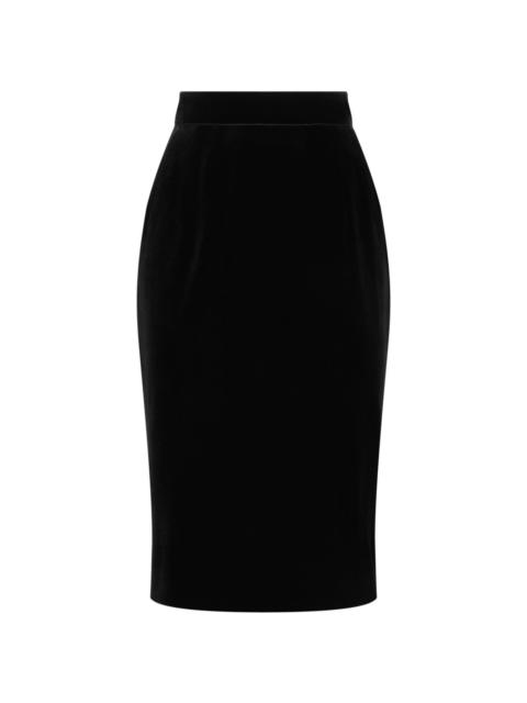 Dolce & Gabbana velvet skirt