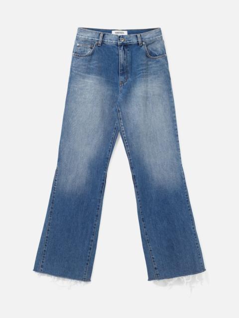 Tonywack RE-CUT FLARED DENIM JEANS