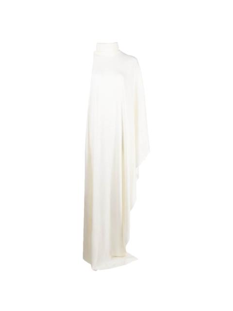 GIA STUDIOS draped asymmetric one-shoulder gown