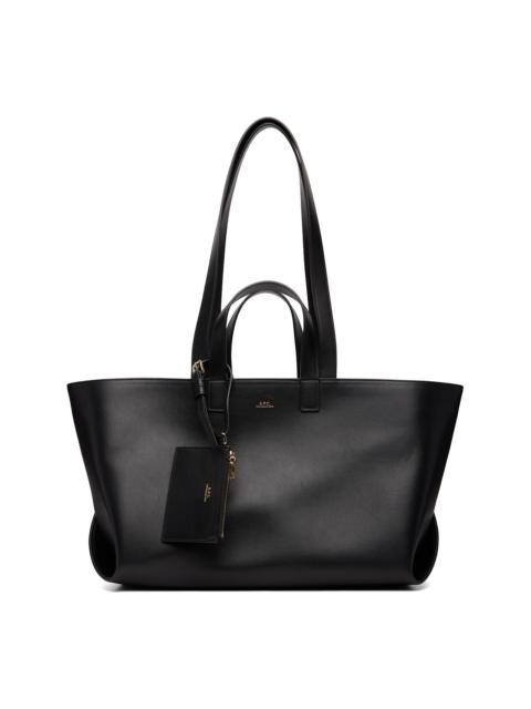 A.P.C. Black 'Le Drummer' Tote
