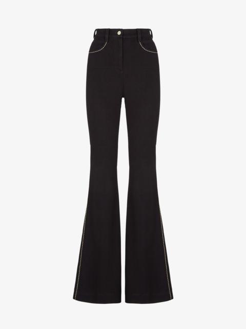 FENDI Black denim pants