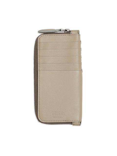 ZEGNA Men's Secondskin Wallet - Light Taupe