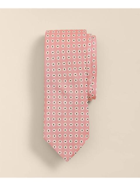 Brooks Brothers Silk Linen Flower Tie