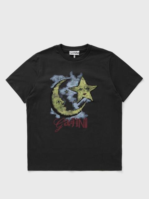 GANNI Basic Jersey Moonlight Relaxed T-shirt