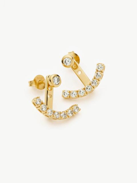 MISSOMA Tennis Ear Jacket Stud Earrings