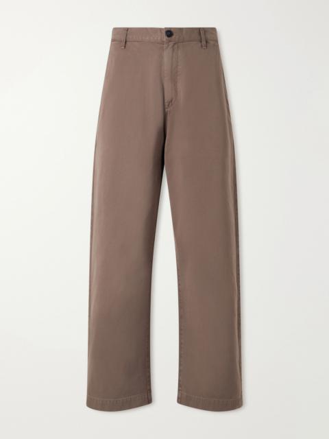 AGOLDE Warwick Wide-Leg Recycled-Cotton Twill Trousers