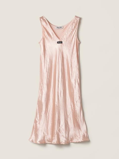 Miu Miu Satin midi-dress