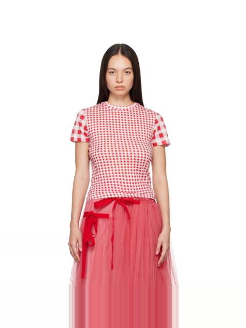 Molly Goddard Red Jessie T-Shirt