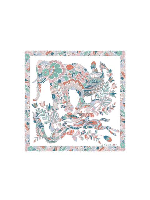 Longchamp Forêt silk scarf