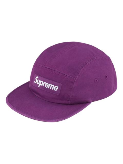 Supreme Supreme SS26 Washed Chino Twill Camp Cap 'Purple' SUP-SS26-1000-PUR