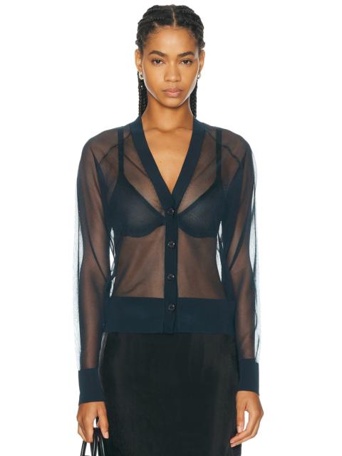 RENGGLI Sheer Knit Cardigan