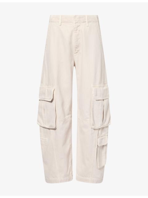AGOLDE Ambika Patch-Pocket Cotton-Blend Utility Trousers