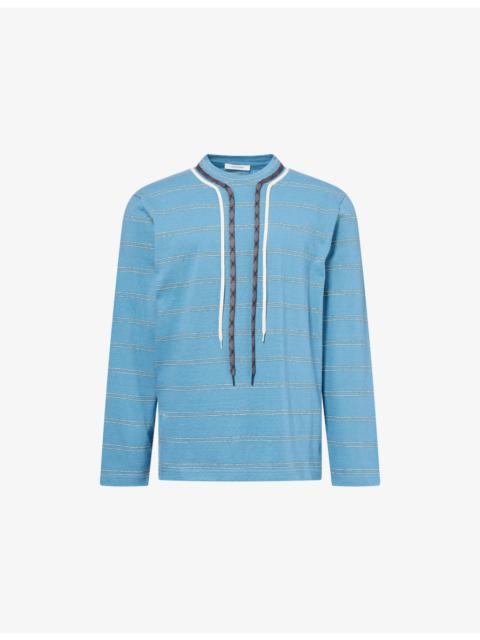 Craig Green Trek Lace Long-Sleeve Cotton-Jersey T-Shirt
