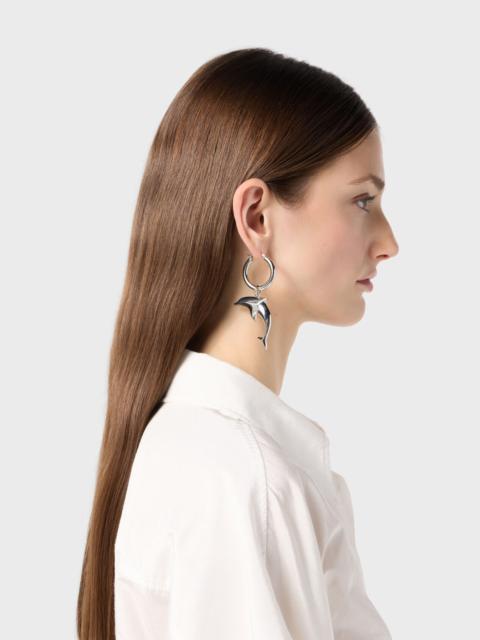 Blumarine METAL EARRINGS FOR PIERCED EARS WITH DOLPHIN PENDANT