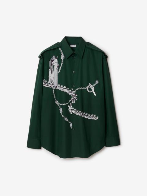 Burberry Knight Hardware Cotton Shirt