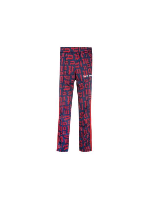 Palm Angels Palm Angels Monogram Straight Fit Track Pants Blue/Red