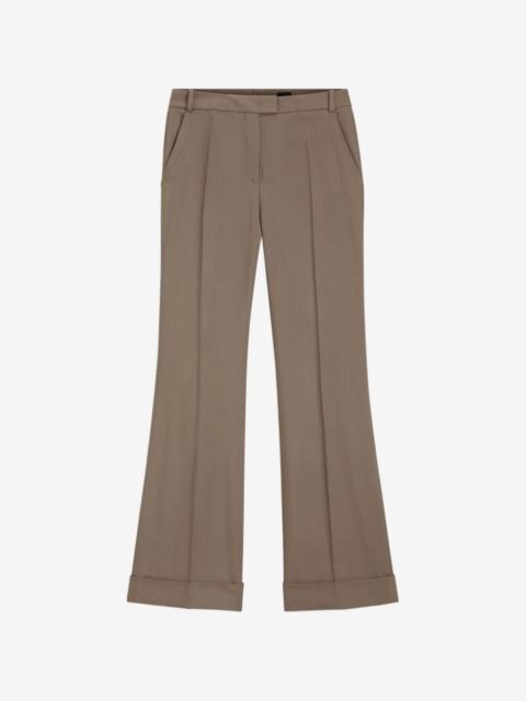 BOSS gabardine flared trousers