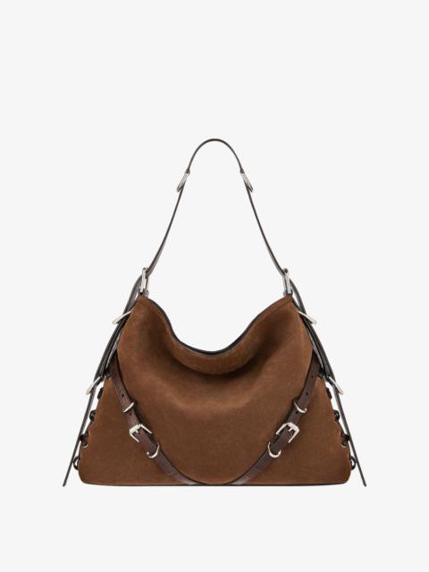 Givenchy MEDIUM VOYOU BOYFRIEND BAG IN CORSET STYLE SUEDE