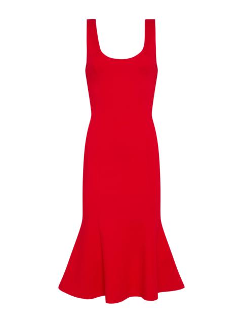 L'AGENCE Bisous Flared Midi Dress