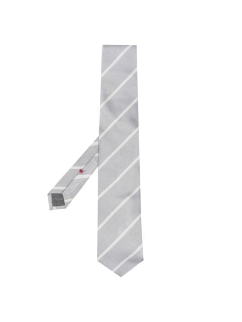 Brunello Cucinelli stripe-print silk tie