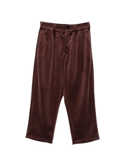 Y-3 velvet drawstring track pants