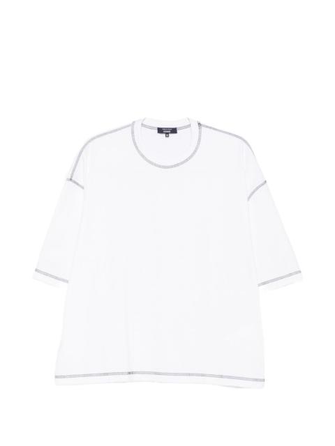 Comme des Garçons Homme contrast-stitch boxy-fit T-shirt