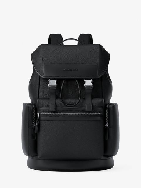 MICHAEL KORS Jet Set Pebbled Leather Backpack