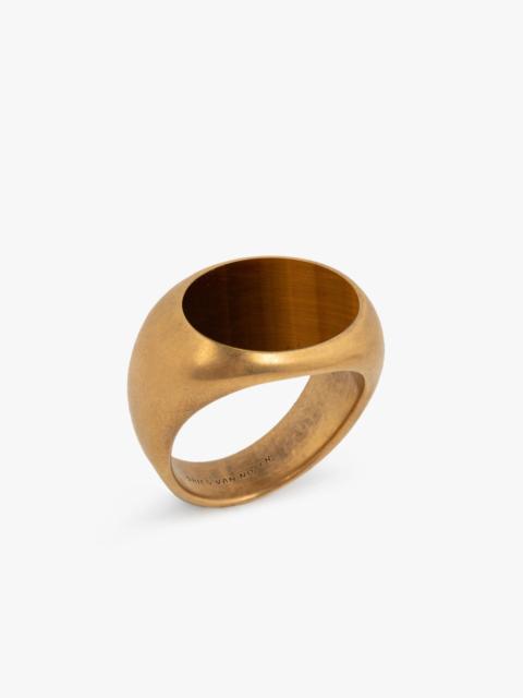 Dries Van Noten STONE SIGNET RING