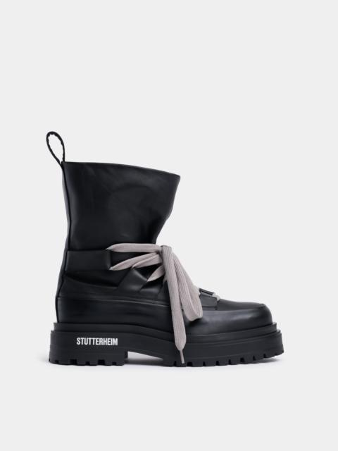 Stutterheim Lace Walker Leather Black