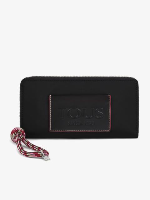 TOUS Medium black Empire Soft Wallet