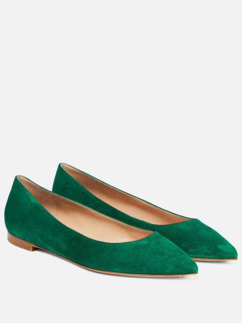 Gianvito suede ballet flats