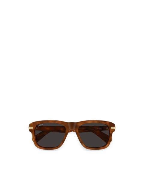 Cartier tortoiseshell-effect sunglasses