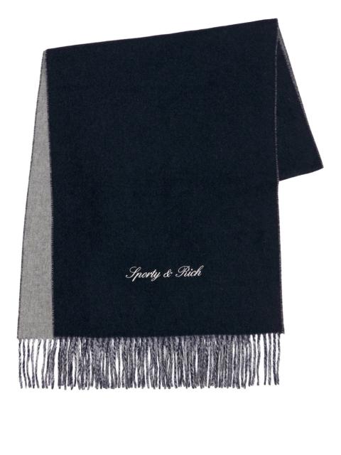 Sporty & Rich Signature Logo Duo Scarf