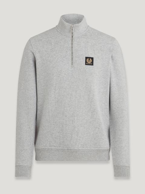 BELSTAFF QUARTER ZIP SWEATSHIRT