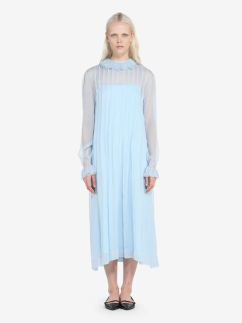 N°21 PLEATED SILK DRESS