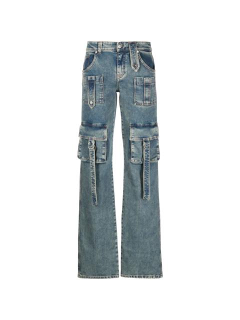 Blumarine straight-leg cargo jeans