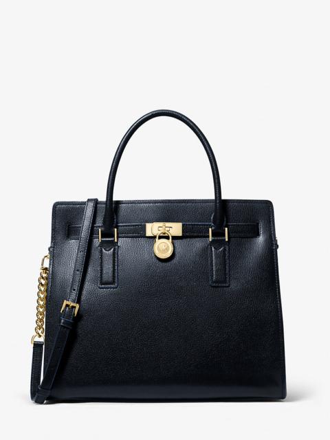 MICHAEL KORS Hamilton Moderne Large Leather Satchel